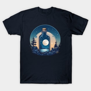 catching the moon in bottle T-Shirt